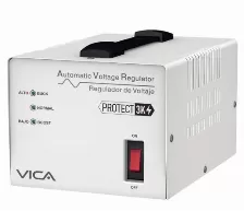 Regulador Vica Protect 3k 3 Kva / 1800 W, Entrada 120 V, 4 Salidas Ac, Blanco